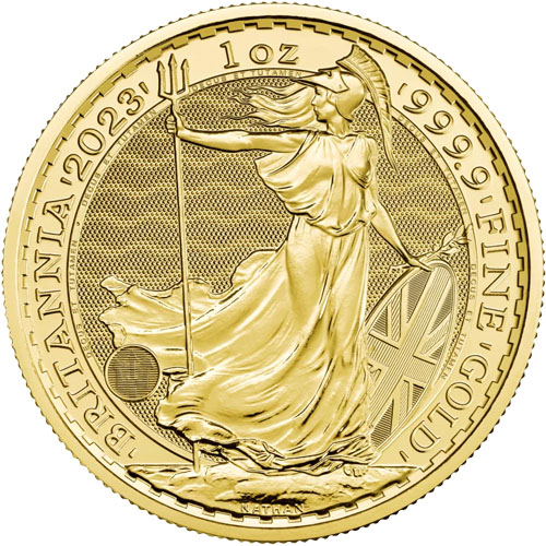2022 1 oz Gold Britannia .9999 Gold Coin BU